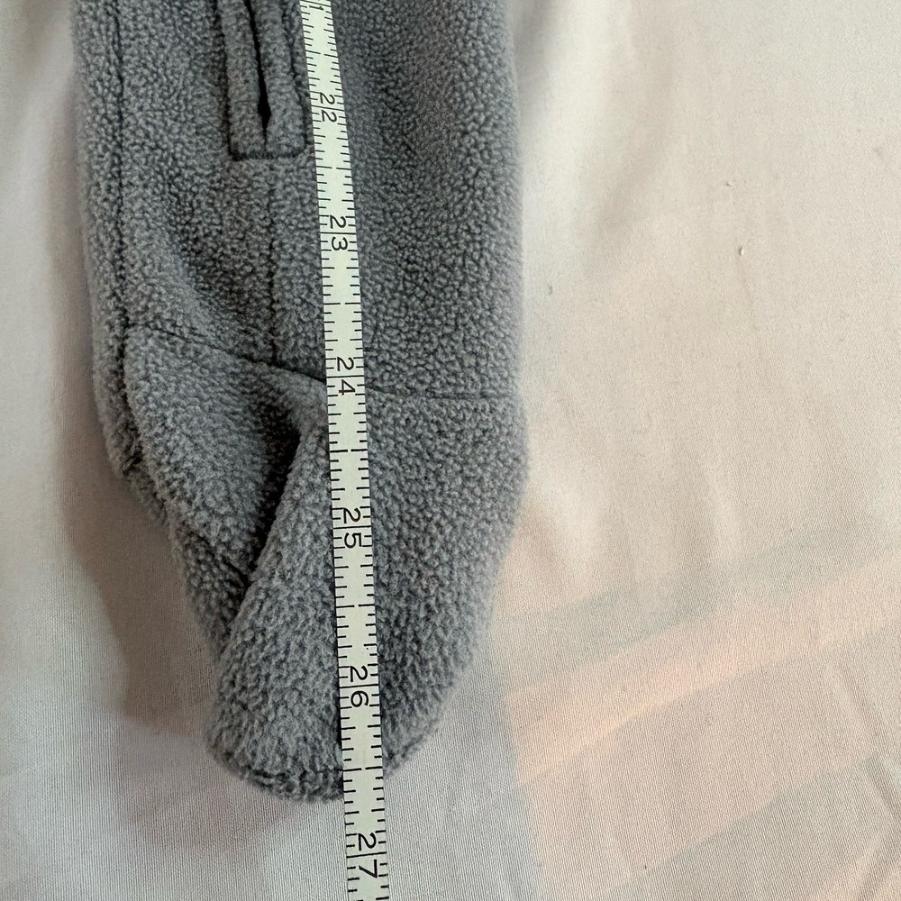 Adidas Baby Fleece Footed Sleeper Grey‎ Black 3-Stripes AM0027 6M - Picture 7 of 8